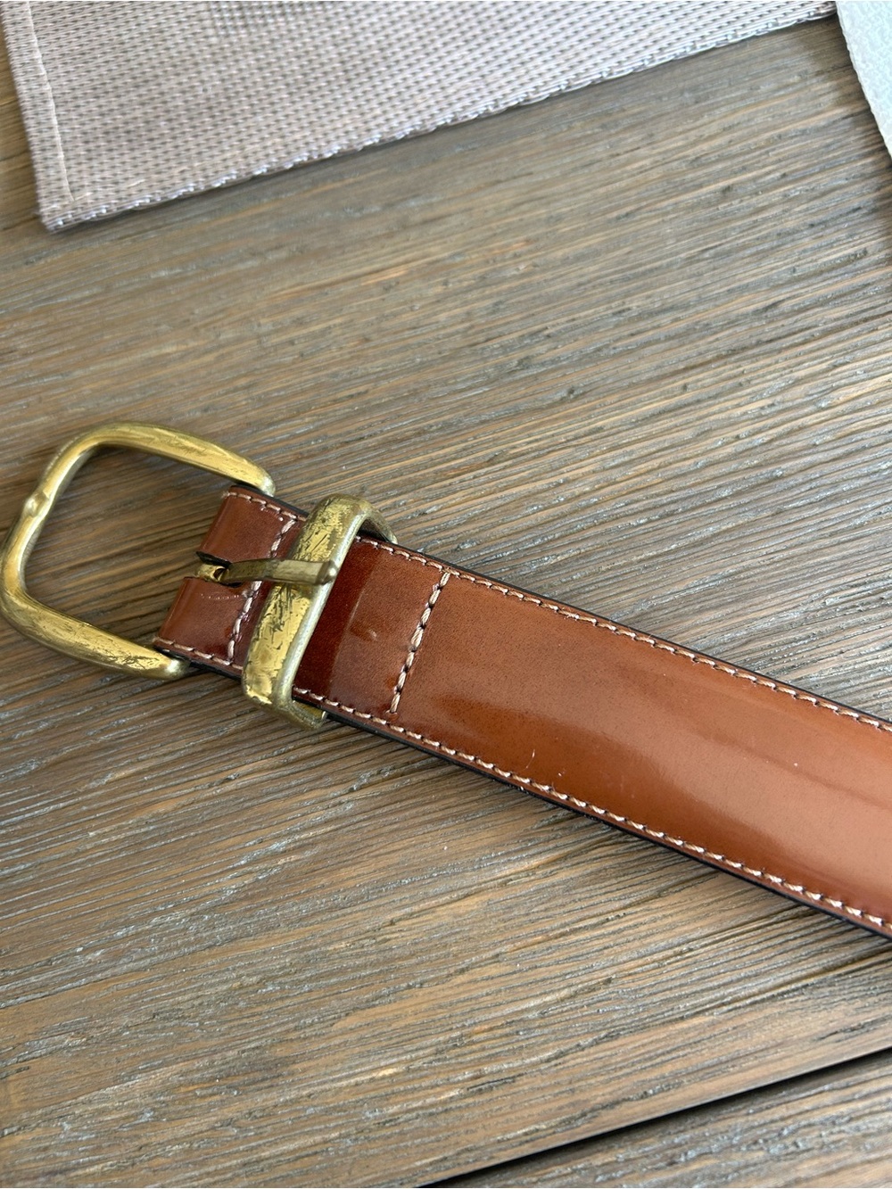 Roundtree & Yorke Tan Leather Men’s Belt